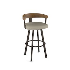 Lars 26 in. Swivel Counter Stool