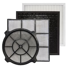 4 Stage Filtration HEPA Purifier System, Air Scrubber
