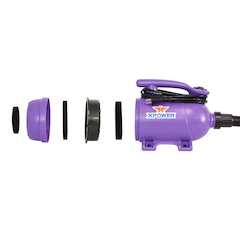 B-2 Pro at Home Pet Grooming Dog Force Hair Dryer and Vacuum - Purple