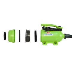B-2 Pro at Home Pet Grooming Dog Force Hair Dryer and Vacuum - Green