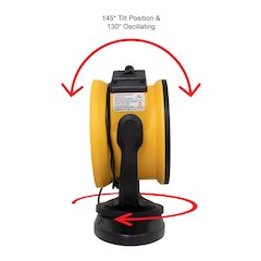 1100 CFM 4 Speed Portable 11" Professional Grade Utility Fan