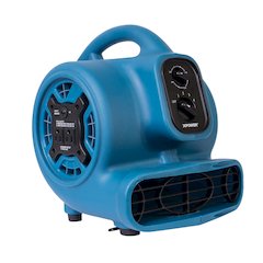 1/4 HP 925 CFM Multi-Purpose Mini Air Mover, Dryer, Blower and Timer - Blue