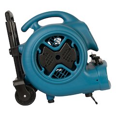 1/2 HP 2980 CFM, Dryer, Fan, Blower with Telescopic Handle, Wheels, Carpet Clamp