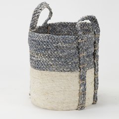 Blue and White Basket