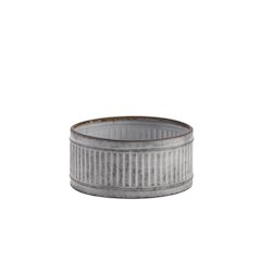 Round Metal Planter