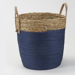 Blue and Natural Basket