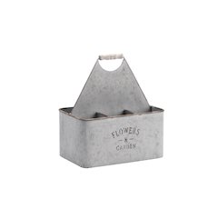 Metal Planter with Compartments