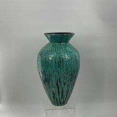 Blue Mother of Pearl Vase