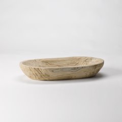 Oval Wooden Bowl