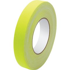 Gaffers Tape 1in x 150ft Fluorescent Yellow