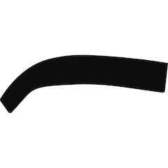 Lower Nose Support MD3 Black 3/8in Plastic