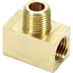 Inverted Flare Tee 3/16in w/ 1/8NPT Male