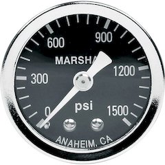 1.5in Gauge 0-1500PSI Dry Type