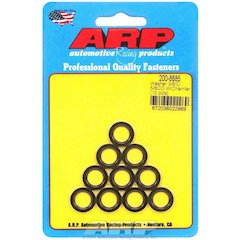 Black Washers - 3/8 ID x 5/8 OD Chamfer (10)