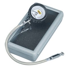 Tire Pressure Gauge 0-15 PSI Analog w/Bleed Valve