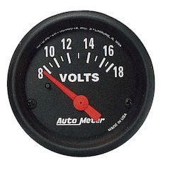 2-1/16 Voltmeter- 8-18volts