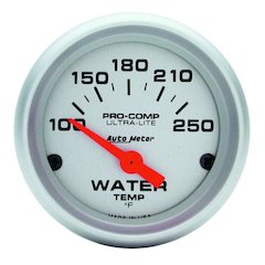 2-1/16in U/L Water Temp Gauge 100-250