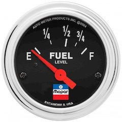 2-1/16 Fuel Level Gauge Mopar Logo Series