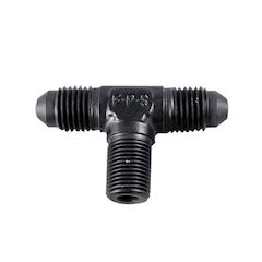 6an Tee 1/4 MPT On The Side - Black