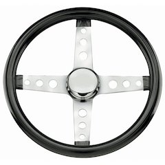 Classic Steering Wheel Black Vinyl