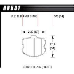 2006 Corvette ZO6 Perf Ceramic