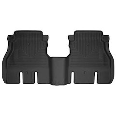 18-  Jeep JL 2nd Seat Fl oor Liner Black Weatherb
