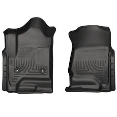 14-   GM 2500HD Dbl Cab Floor Liners Black