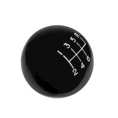 Classic 6-Speed Shift Knob Black (3/8-16)
