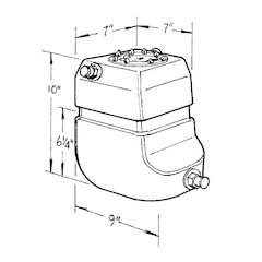 2-Gallon Pro Drag Fuel Cell