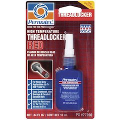 Hi Temp Threadlocker 10ml - Red
