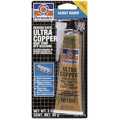 Ultra Copper Gasket Maker 3oz Carded Tube