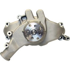Big Block Chevy Aluminum Water Pump Long Satin