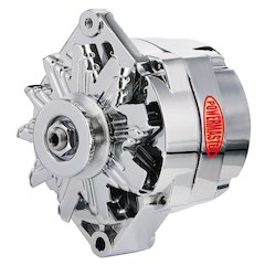Chrome 85amp Delco Alternator 1 Wire