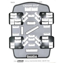 Chassis Set-Up Forms (50 PK)