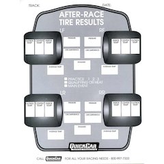 After Race Tire Set-Up Forms (50 PK)