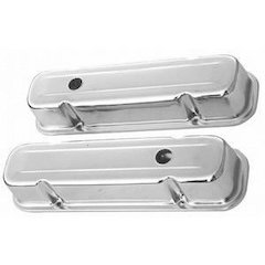 59-79 Pontiac 326-455 Valve Covers Tall Chrome
