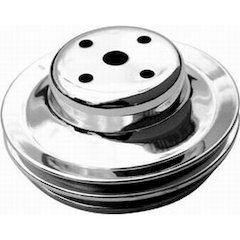 BB Chevy Double Groove Long Water Pump Pulley