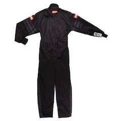 Black Suit Single Layer Kids X-Large Black Trim