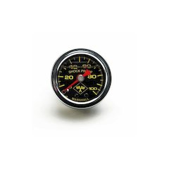 0-100 PSI Fuel Pressure Gauge Blk Face/Chrm Case