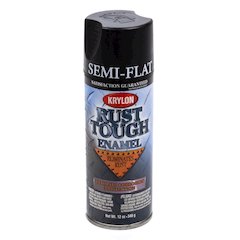Krylon Paint Rust Tough Enamal Semi-Flat Black