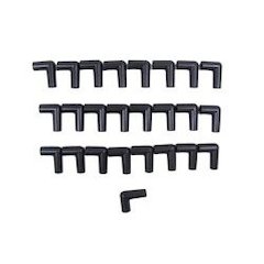 Spark Plug Boots (25pk) 90-Degree  Black