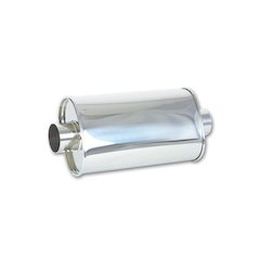 STREETPOWER Oval Muffler 3in inlet/outlet