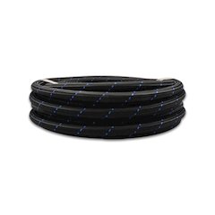 5ft Roll -10 Black Blue Nylon Braided Flex Hose