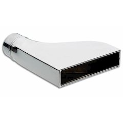 7.5in x 2in Rectang ular Stainless Steel Tip