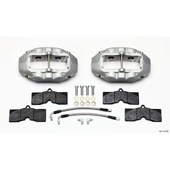 Rear Brake Kit 65-82 Corvette Clear Anodized