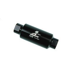 Inline Fuel Filter - 100 Micron- Black