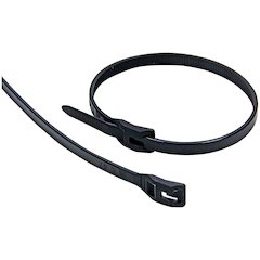 Wire Ties Black 11.00 Flush Fit 100pk