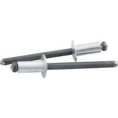 Sm Hd Rivet Silver 250pk