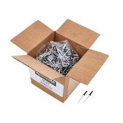 1/8in Alum Rivet Black 500pk 5/16in-3/8in