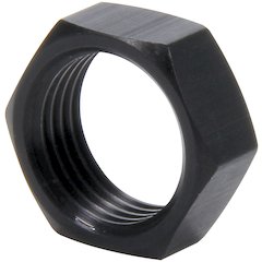 10pk 3/4-16 LH Alum Jam Nut Thin OD Black